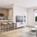 a living room with a tv and couches